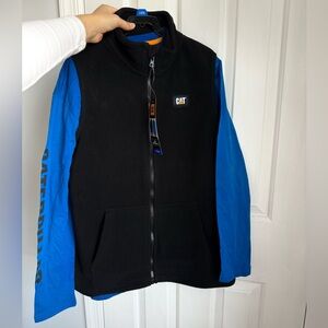 Boys Long Sleeve Shirt and Vest Set Caterpillar